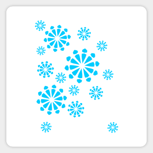 Snowflakes Geometry Magnet
